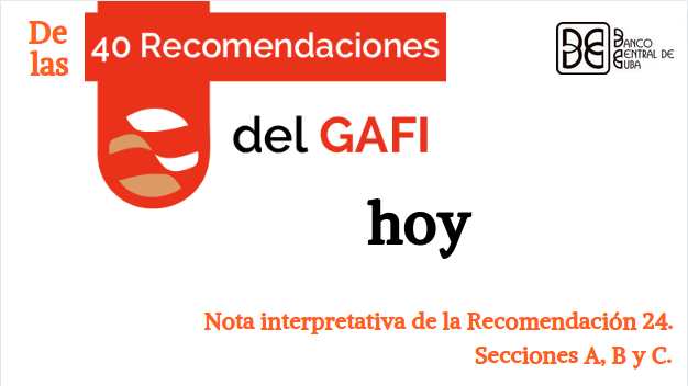 Imagen relacionada con la noticia :Modificaciones realizadas por el GAFI a la Recomendación 24 y su Nota Interpretativa